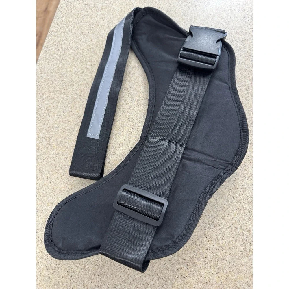 Service Dog Vest Harness Large Reflective Blue Black New